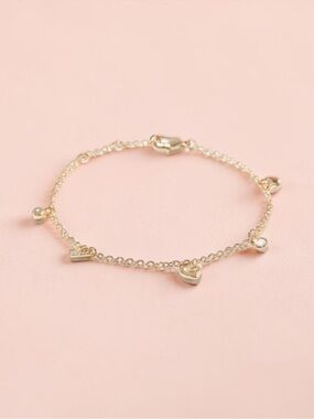 Coach Gold Delicate Charm Bracelet